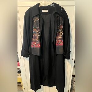 Ladies Forecaster wool long coat